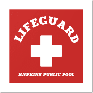 Hawkins Public Pool Lifeguard Posters and Art